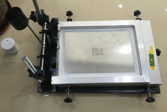 Ukuran Lebih Besar Printer Stensil SMT Manual 450 * 600mm Mesin sablon 4560