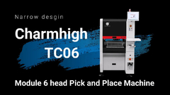 TC06 modul universal 6 kepala memilih dan menempatkan mesin lebar 89cm sempit desgin