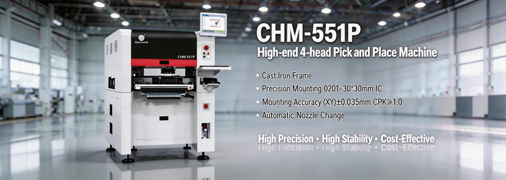 Kualitas TPS memilih dan menempatkan mesin pabrik