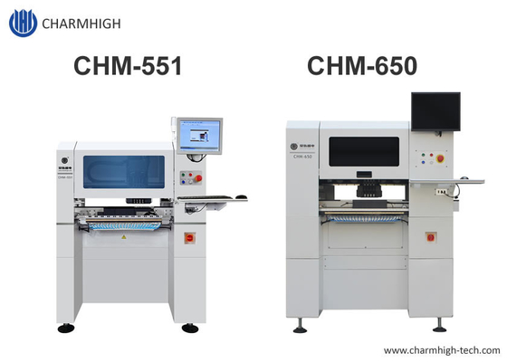 Charmhigh High Precision 4 Heads SMT Pick and Place Machine Perubahan Nozzle Otomatis CPKCPK≥1.0