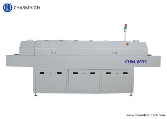 635 Oven Reflow 6 Suhu. Zona (atas6+bawah6) Mesin Solder Reflow SMT 2200*350mm