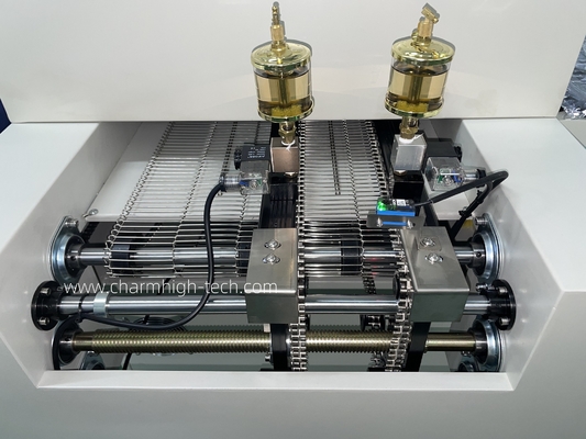 PC6635 Rail + PC Control Oven Reflow bebas timah 2200*350mm 6 temp Zones Soldering Machine