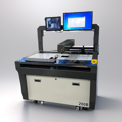 Mesin Pemotong Gelombang Selektif Kecil Offline Single-head Industrial PC Control 200B