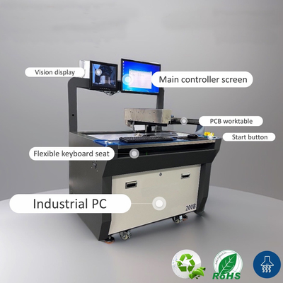 Mesin Pemotong Gelombang Selektif Kecil Offline Single-head Industrial PC Control 200B