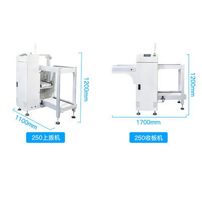 Full-automatic SMT Production PCB Loader Unloader dengan PLC Control System dan SMEMA Interface Compatibility