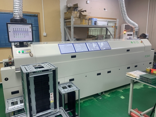 PC8835 Otomatis Rail + PC Control Oven Bebas Timah 8 temp Zona mesin pemadam