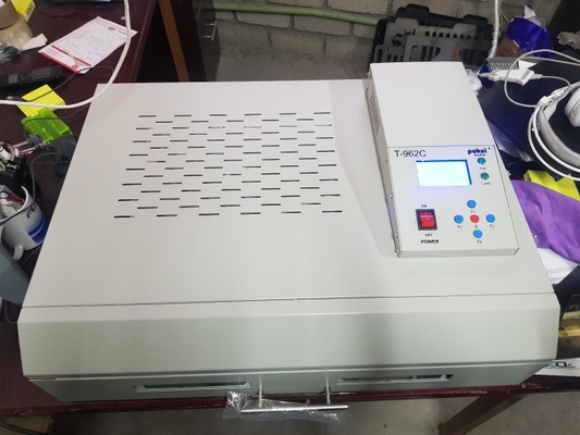 Advanced 4 Head Pick and Place Machine SMT Line Produksi CHMT560P4, 3040 Printer, T962C Reflow Oven