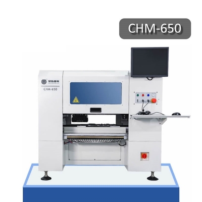 Otomatis PCB Rail Presisi Tinggi 0201 Desktop SMT Pick and Place Machine 4 Kepala CHM-650