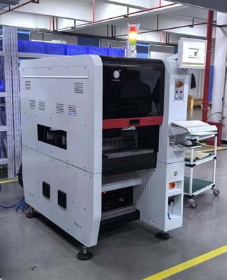 Desain sempit baru TC06 Modul presisi tinggi SMT Pick and Place Machine 6 Kepala Dukungan 01005