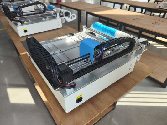 CHMT36VA SMD Pick And Place Machine, Table Top Penempatan Peralatan Getaran Feeder