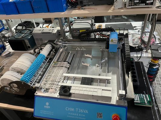 2 Kepala 29 Feeder CHMT36VA SMD Pick And Place Machine + Dua Kamera CCD + PC Eksternal