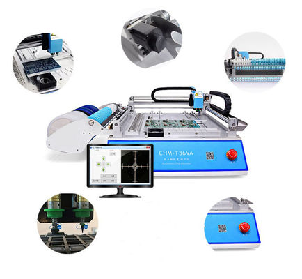 2 Kepala 29 Feeder CHMT36VA SMD Pick And Place Machine + Dua Kamera CCD + PC Eksternal
