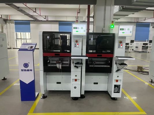 TC06 Mesin SMT Berkecepatan Tinggi 6 Kepala dengan Platform Besi Cair Terintegrasi