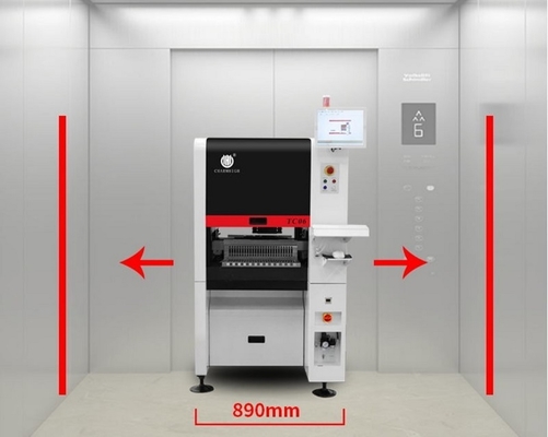 6 Kepala SMT Pick and Place Machine CHM-750 Auto Nozzle Change 0201 Perfect