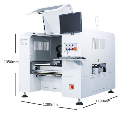 Charmhigh Meja atas SMT Pick and Place Mesin 4 Kepala 50 Feeders High-end