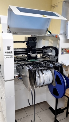 CHM-551 Otomatis penuh 4 kepala SMT Pick and Place Machine 0201, Perubahan Nozzle Otomatis