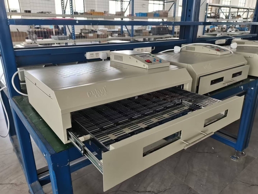 T962C Dengan Exhaust 2500w SMT Reflow Oven 400 * 600mm Inframerah IC Heater BGA SMD SMT Heating Sation