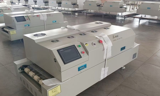 T980 Oven reflow SMT bebas timbal 1160*400mm Infrared & Hot Air BGA Heating Soldering Machine