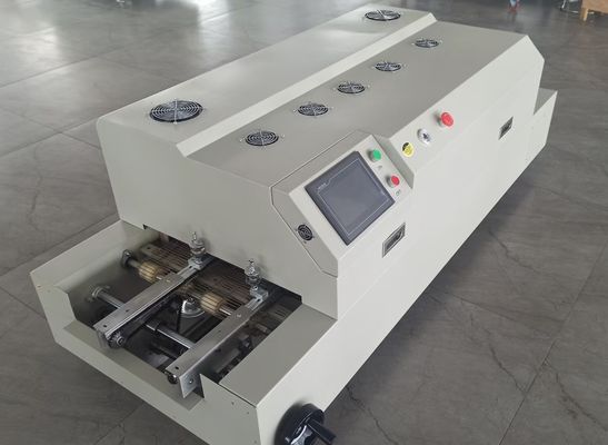 T981 Oven Reflow Rantai Meja Bebas Timbal 8-zona BGA Solder PCB Dua Sisi