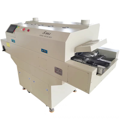T981 Oven Reflow Rantai Kecil untuk Lini SMT Kecil Solder BGA Inframerah & Udara Panas