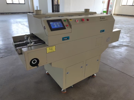 T981 Oven Reflow Rantai Kecil untuk Lini SMT Kecil Solder BGA Inframerah & Udara Panas