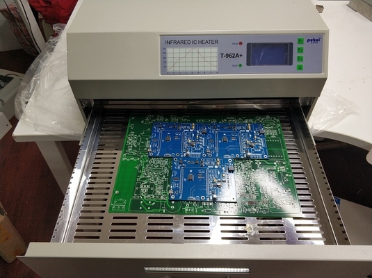 2300W T962A Plus Infrared IC Pemanas 450x370mm Reflow Oven
