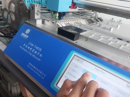 CHMT48VB Benchtop SMT Pick and Place Machine 58 Feeder 2 Kamera Visi