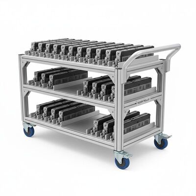 Panasonic CM402/602/NPM Feeder Storage Cart, Feeder Trolley 30pcs 2 lapisan