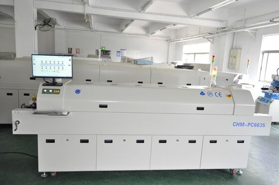 6 Kepala TC06 Semi-Automatik SMT Produksi Line untuk PCB perakitan & PCBA Manufaktur