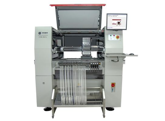 CHM-861 SMD Chip Mouter Pnp Machine 8 kepala 100 feeder Jalur Perakitan PCB