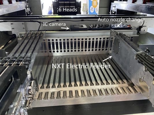 Full-automatic 6 Head 60 Feeders SMT Pick and Place Machine TM06 CPK≥1.0