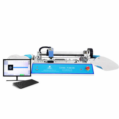 CHMT36VB Manual Pick and Place Robot Dual Side 58 Feeders SMT Assembly