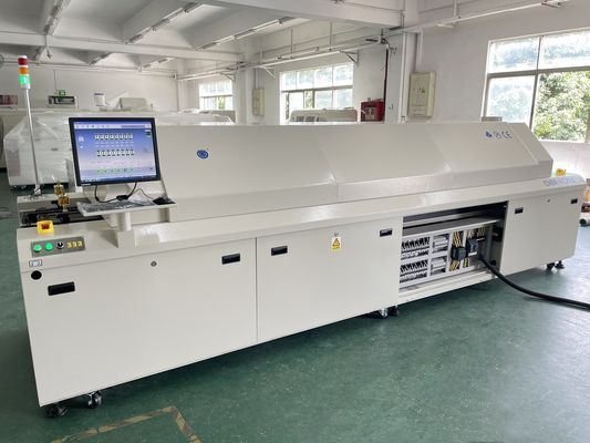 CHM-PC850 Oven Reflow Besar Bebas Timah 8 Zona Full Automatic Rail + PC Control 3150x500mm