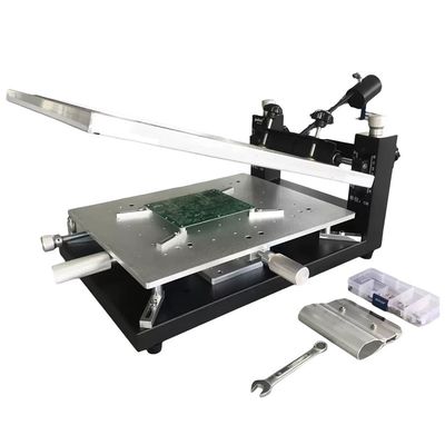 Pencetak Layar SMT Manual Meja untuk Perakitan PCB Dua Sisi, Pencetakan Pasta Solder 300×400mm