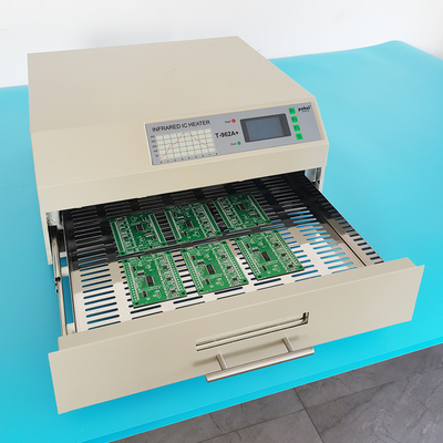 T962A Plus SMT Reflow Oven 450 * 370mm 2300w Inframerah IC Pemanas PCB Solder T962A +