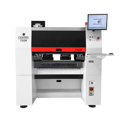 20 kepala Dual-arm Dual-lane High Speed TS20 Otomatis SMT Pick and Place Machine PCB Assembly