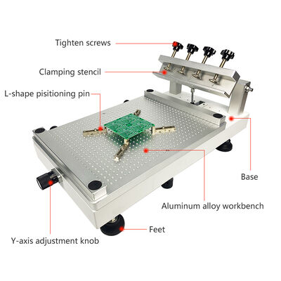 Manual Stensil Printer Desain Lebih Baik 4532 Printer Sutra Tekanan Minyak 45x32cm