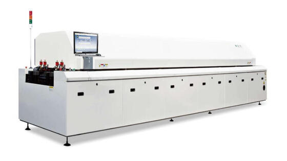 High-end 8-zone Reflow Oven EWA-800 Tungku Soldering Bebas Timah 3150x500mm