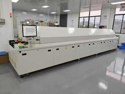 Oven Reflow SMT Bebas Timbal 12 Zona CHM-PC1260 Soldering Reflow 4680x600mm